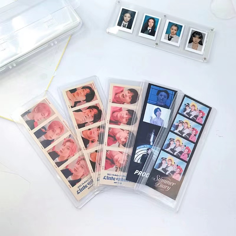 Card Penny Sleeve - Buste segnalibro per cabina fotografica trasparenti