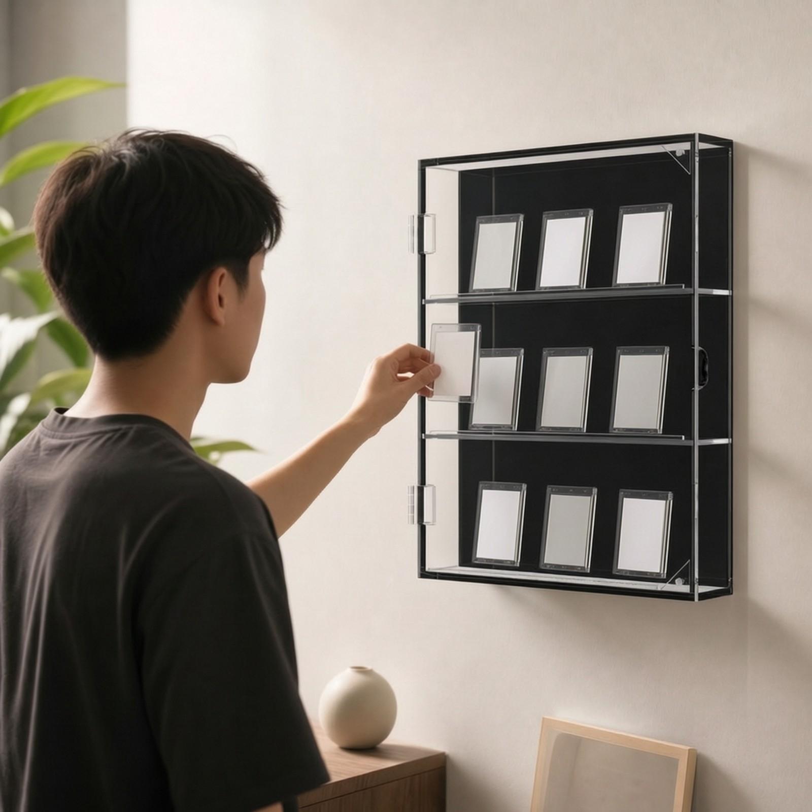 Display Case Acrylic - Espositore da parete in acrilico con