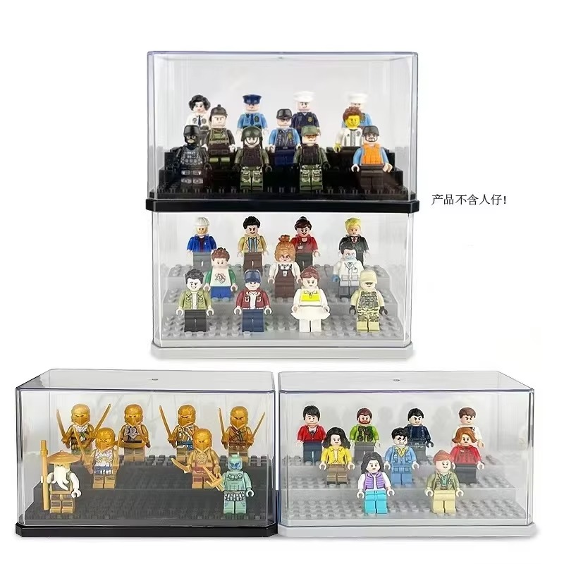 Display Case Acrylic - Espositore per minifigure in acrilico, scatola