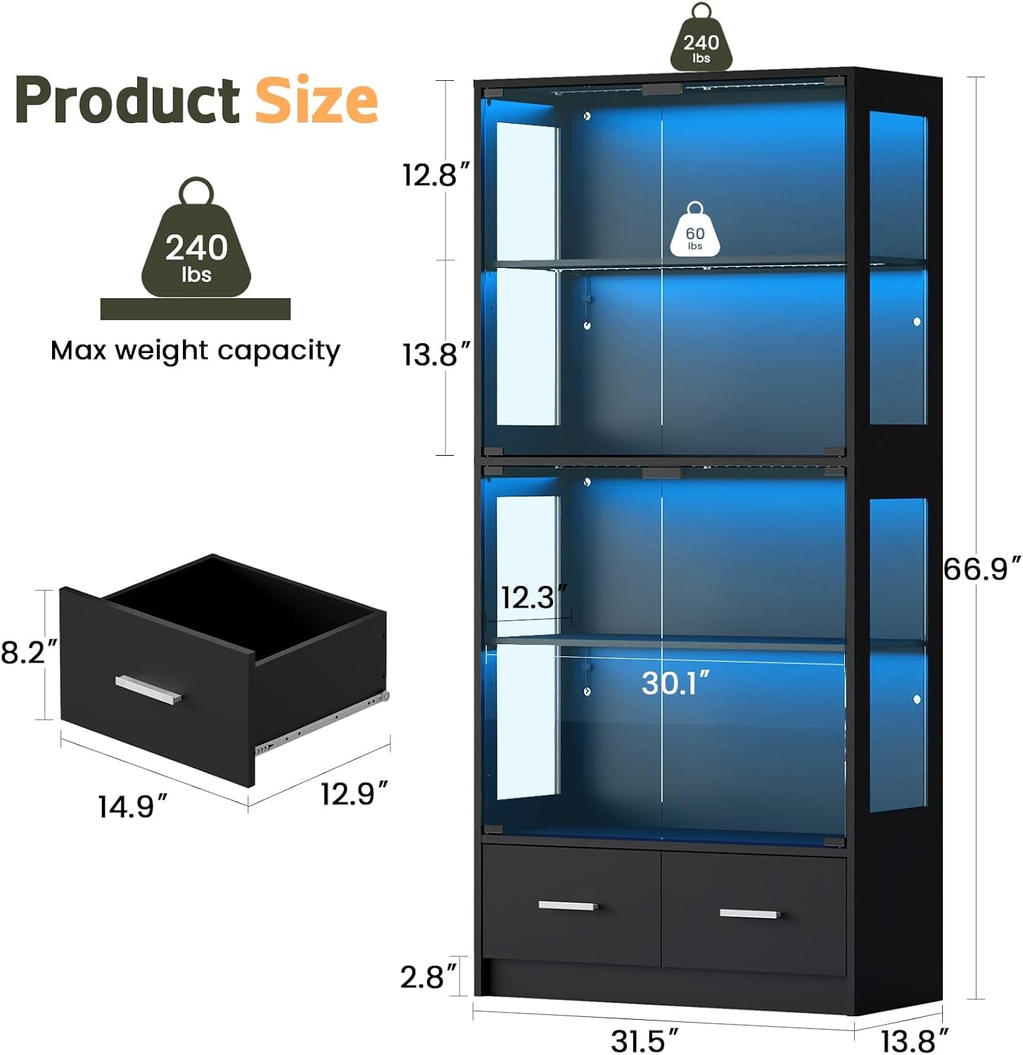 Vetrina da 67 Pollici con Port - Pop Display Shelf recensione e prezzo